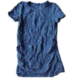Women Gap Maternity Size S Blue And White Color Top - 1162